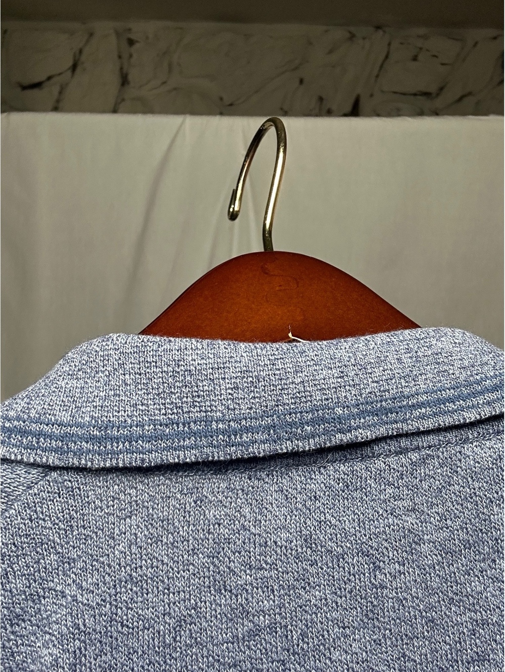 Neiman Marcus Men's Blue Polo Shirt XL Made in Italy
